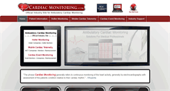 Desktop Screenshot of cardiacmonitoring.com